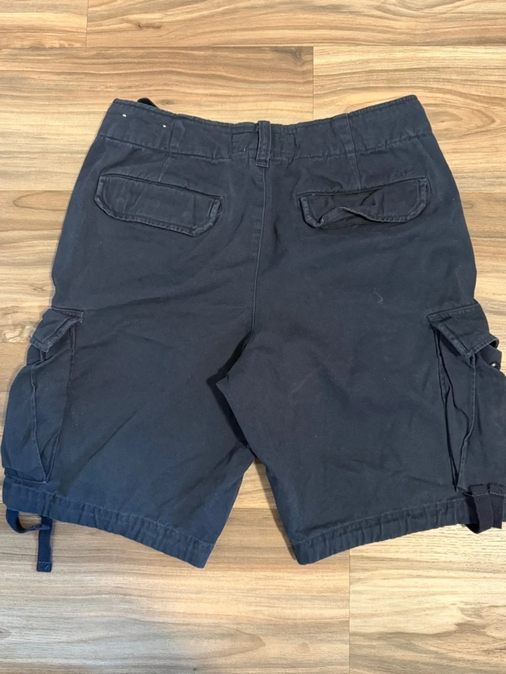 Abercrombie Fitch Cargo Shorts Men’s Sz 30 Chino Navy Cotton
